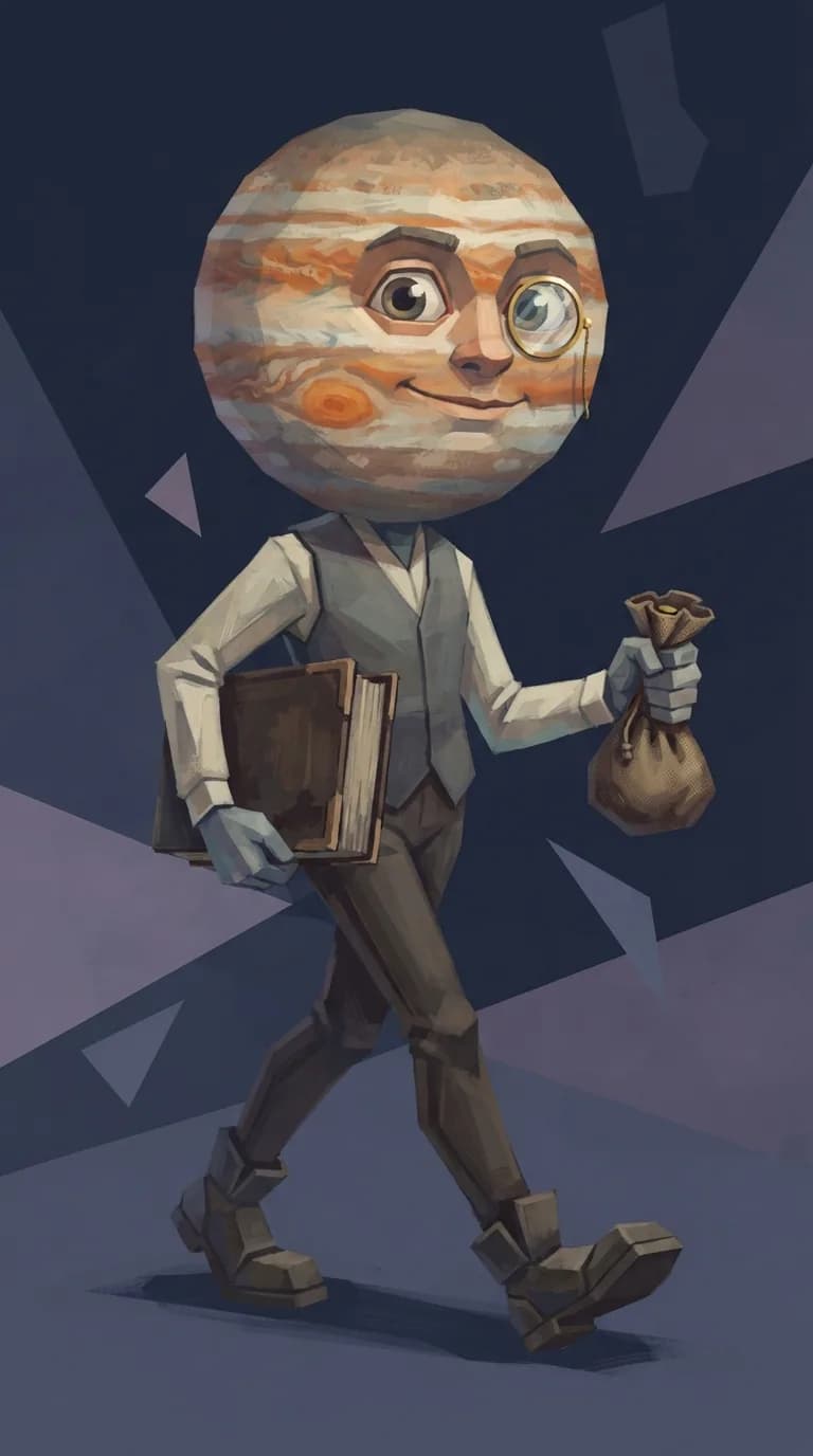 Júpiter, o agente de dinheiro